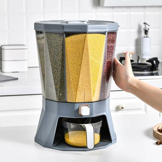 4 Point Partitioned Cereal Container | - Elegant Households KE