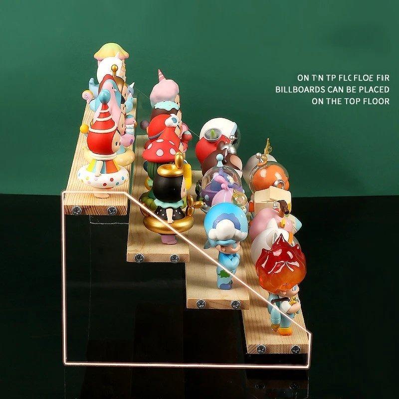 4 Tier Bamboo and Acrylic multi purpose stand | - Elegant Households KE