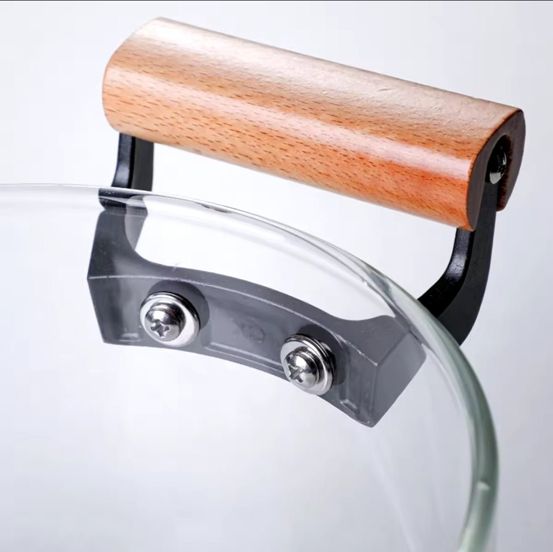 4.0 Glass Borosilicate cooking pot | - Elegant Households KE