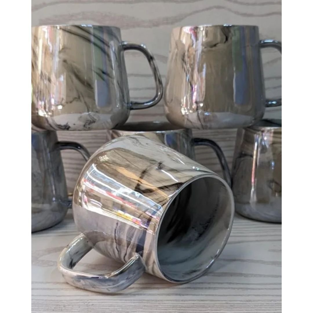 450ml Mable Color Porcelain Ceramic Mug | - Elegant Households KE