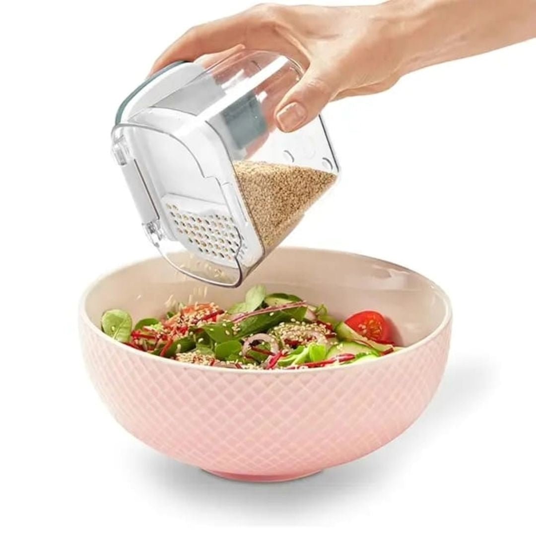 4pcs Airtight storage containers with spoons  | - Elegant Households KE