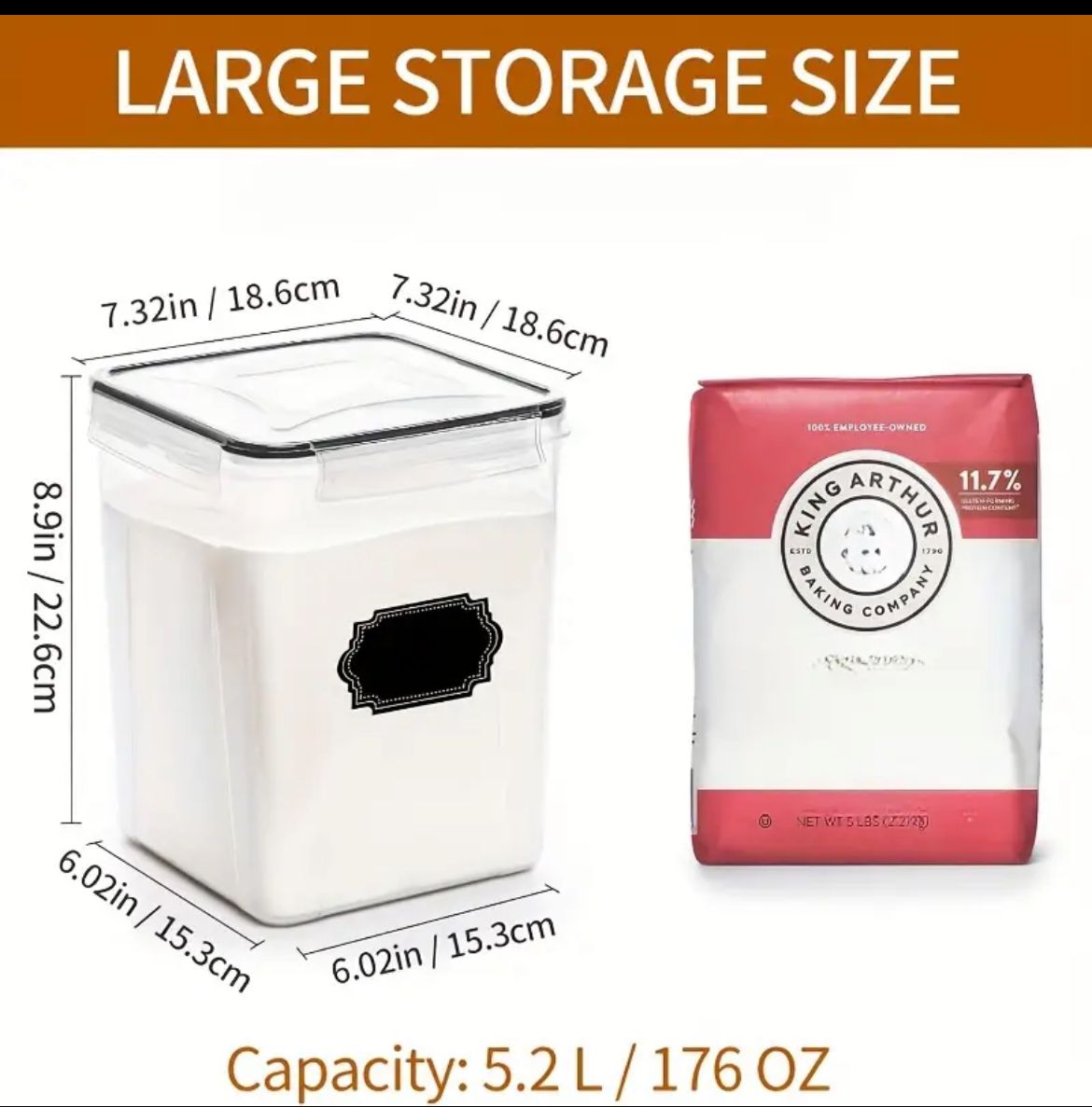 4pcs BPA free airtight Food storage containers. | - Elegant Households KE