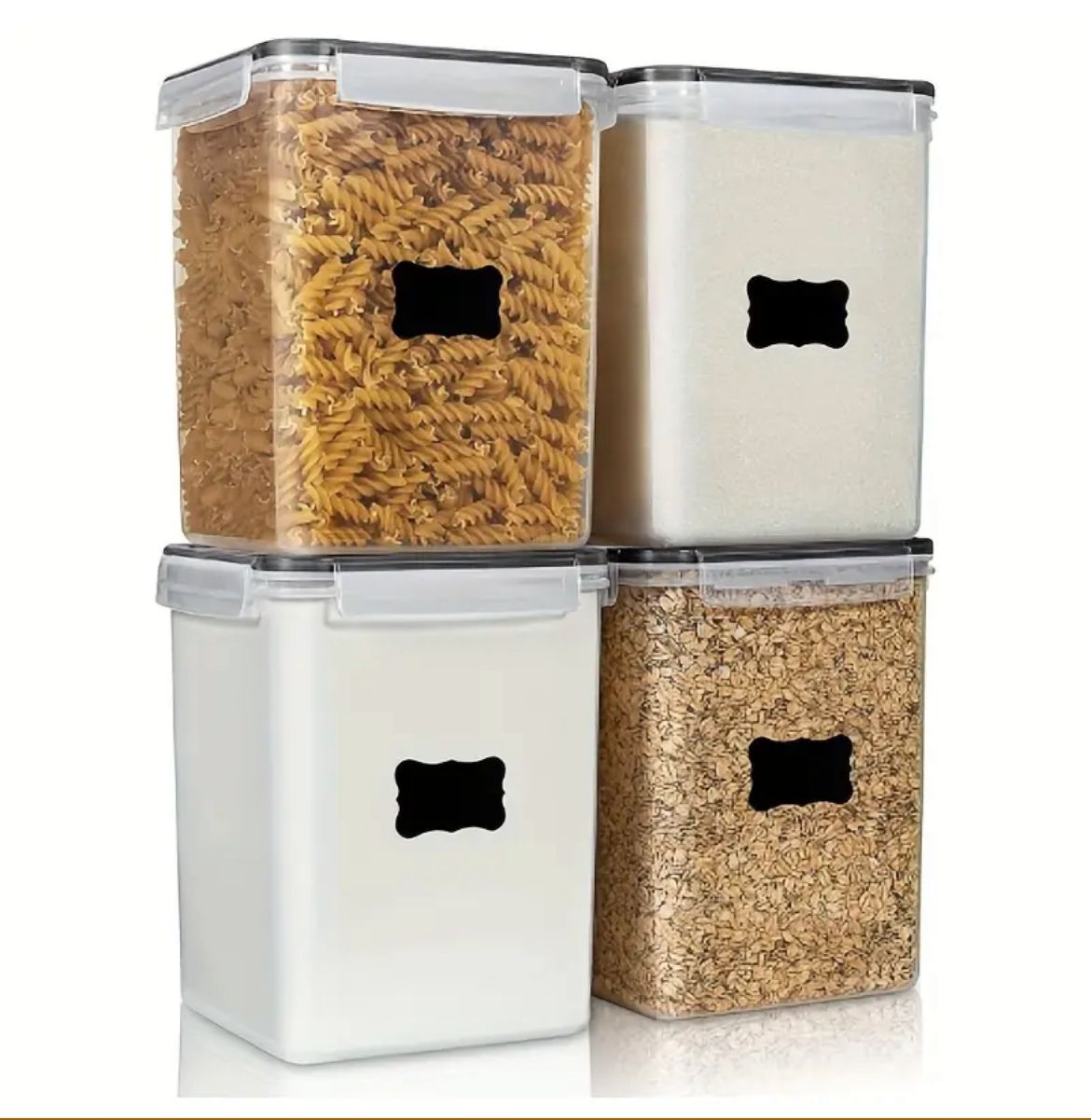 4pcs BPA - Free Airtight Food Storage Containers | - Elegant Households KE