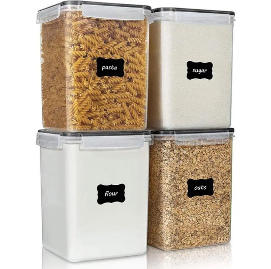 4pcs BPA - Free Airtight Food Storage Containers | - Elegant Households KE