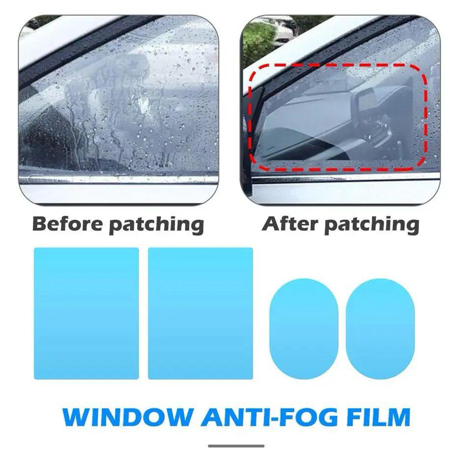 4pcs Car Window Anti Fog Rainproof Window Protective Film  | - Elegant Households KE