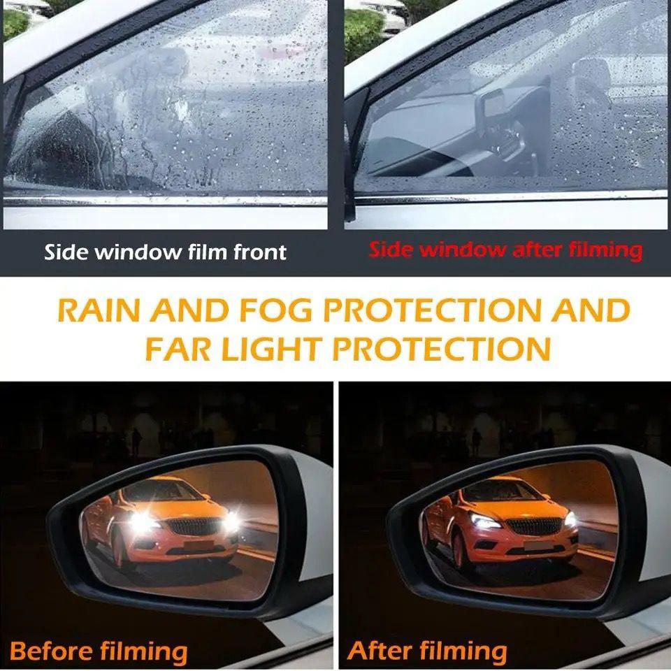 4pcs Car Window Anti Fog Rainproof Window Protective Film  | - Elegant Households KE