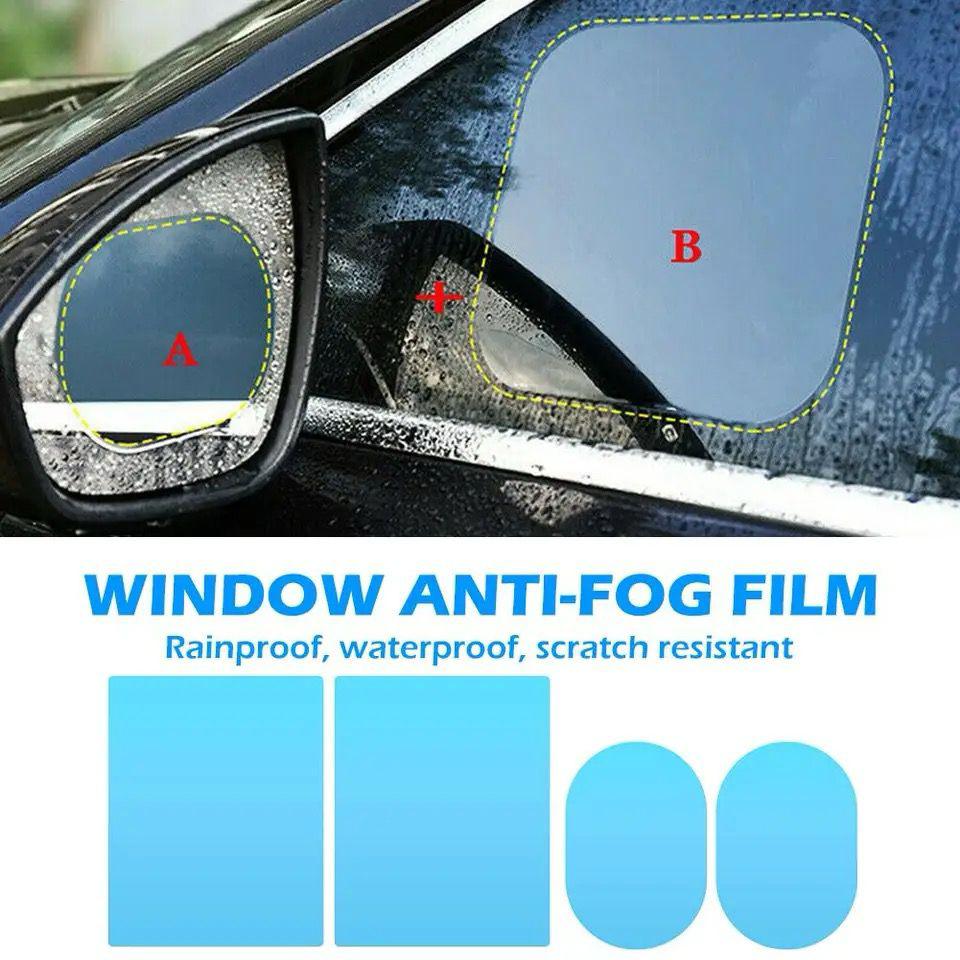 4pcs Car Window Anti Fog Rainproof Window Protective Film  | - Elegant Households KE
