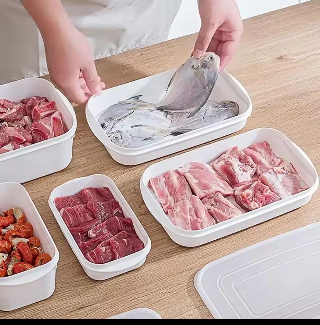 Food Storage Containers - Stackable Airtight Meal Prep Containers for Freezer & Fridge