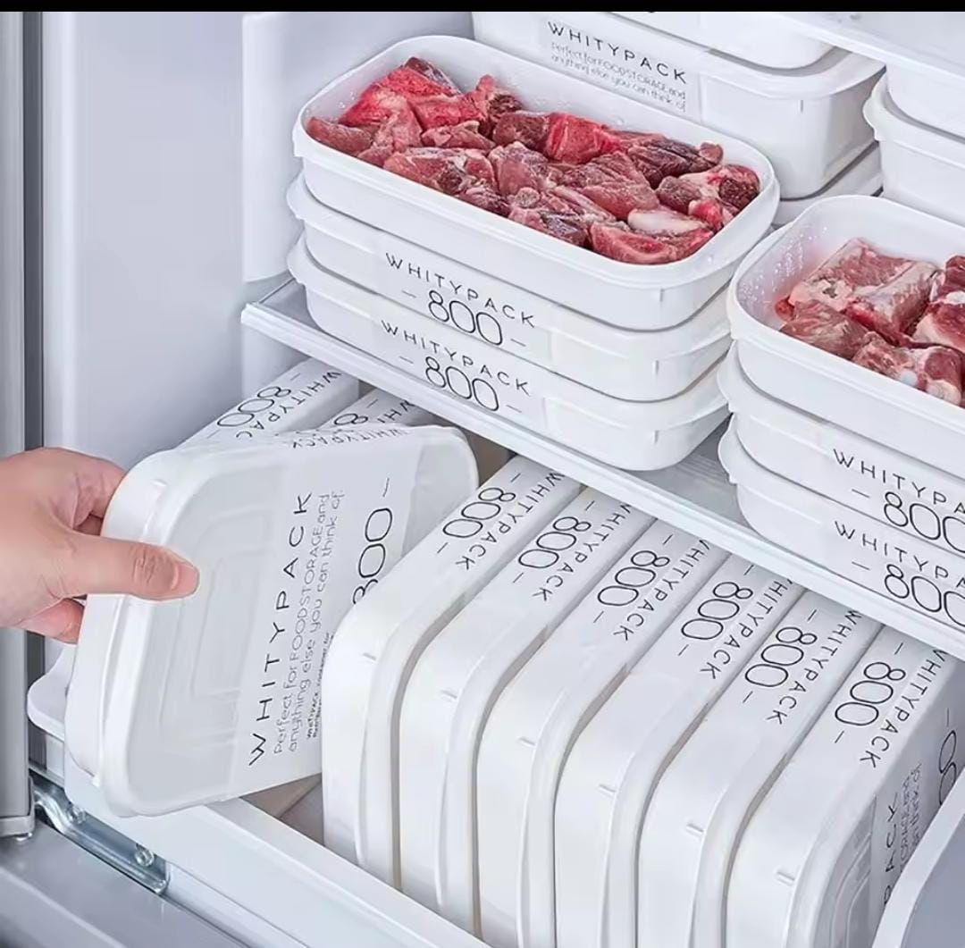 Food Storage Containers - Stackable Airtight Meal Prep Containers for Freezer & Fridge
