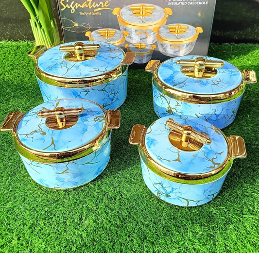4pcs Insulated Classy Hotpots | - Elegant Households KE