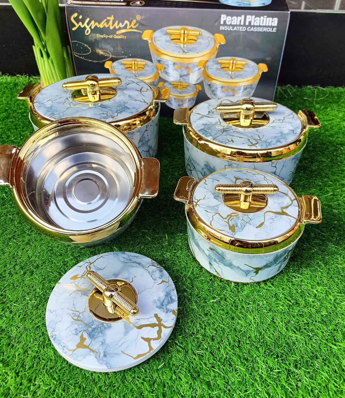 4pcs Insulated Classy Hotpots | - Elegant Households KE