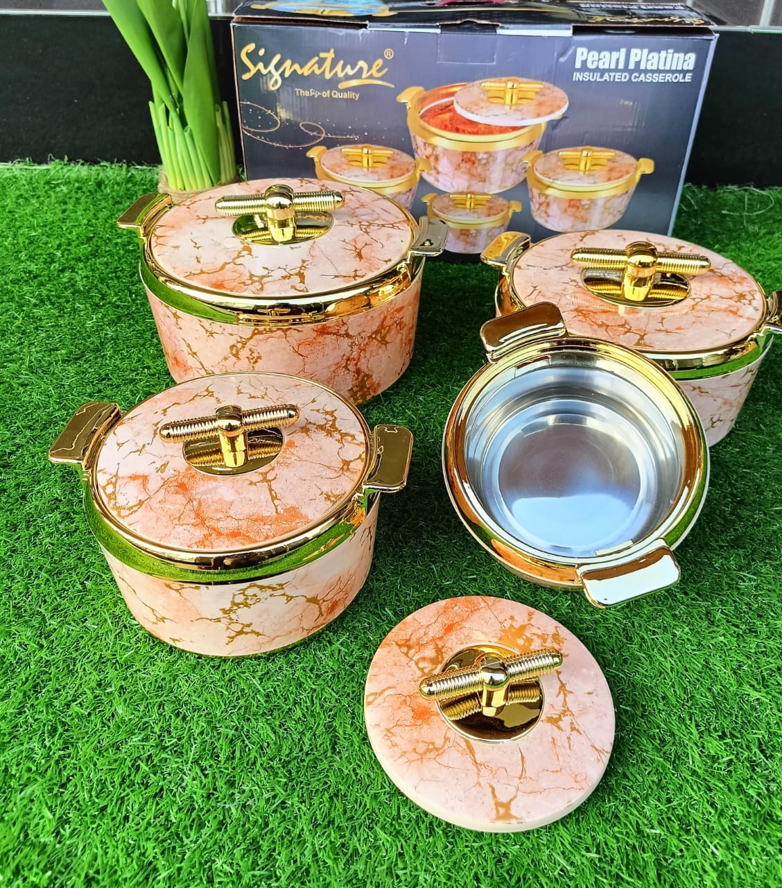 4pcs Insulated Classy Hotpots | - Elegant Households KE