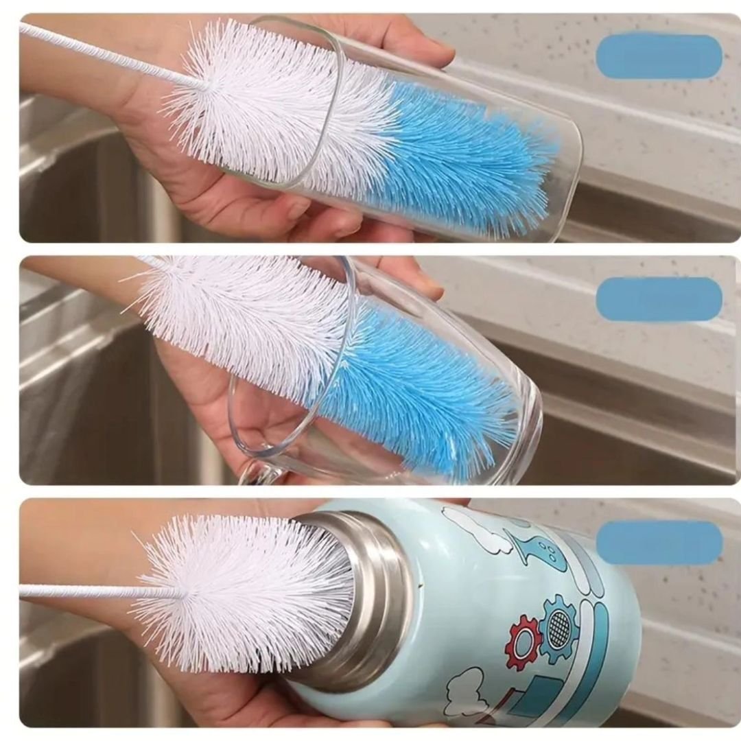 4Pcs Long Handle Cleaning Brush Set | - Elegant Households KE