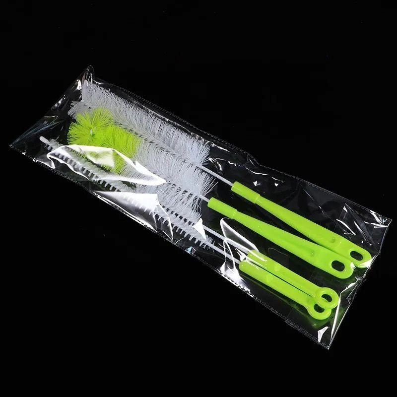 4Pcs Long Handle Cleaning Brush Set | - Elegant Households KE