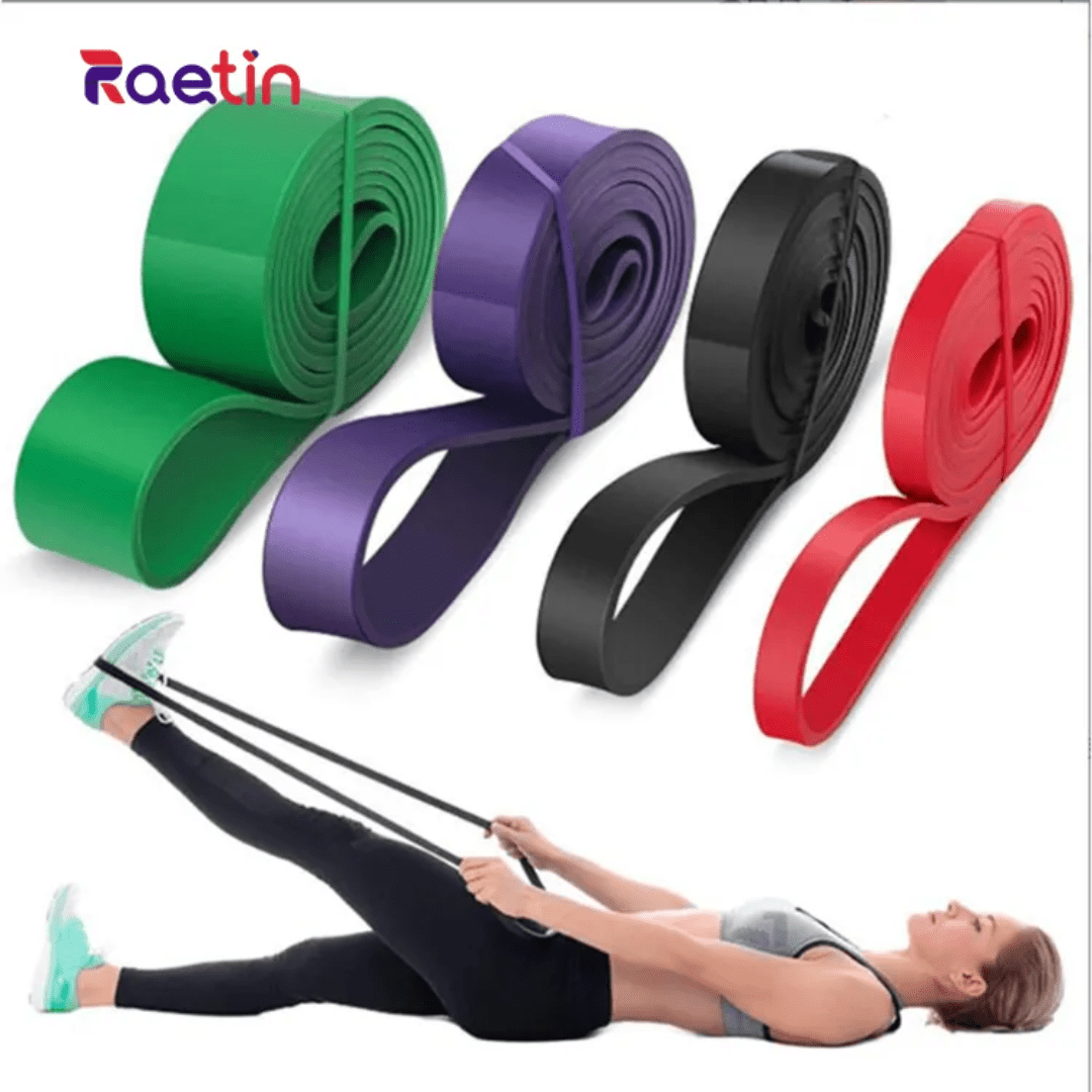 4pcs Resistance Loop, Latex Bands | - Elegant Households KE