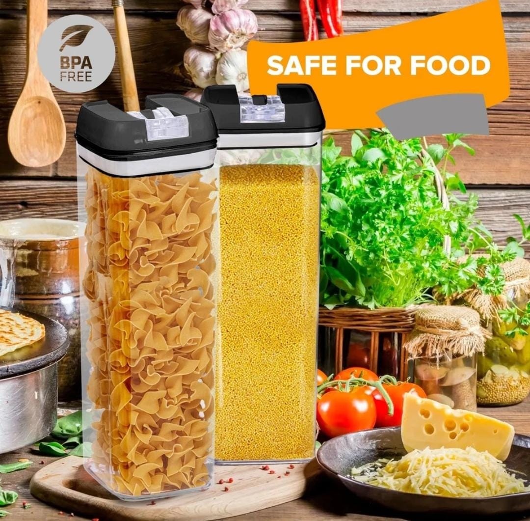 4pcs set Acrylic food containers | - Elegant Households KE