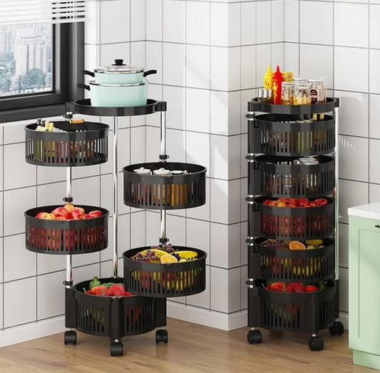 4tier Fruit/Vegetable Corner Rack | - Elegant Households KE
