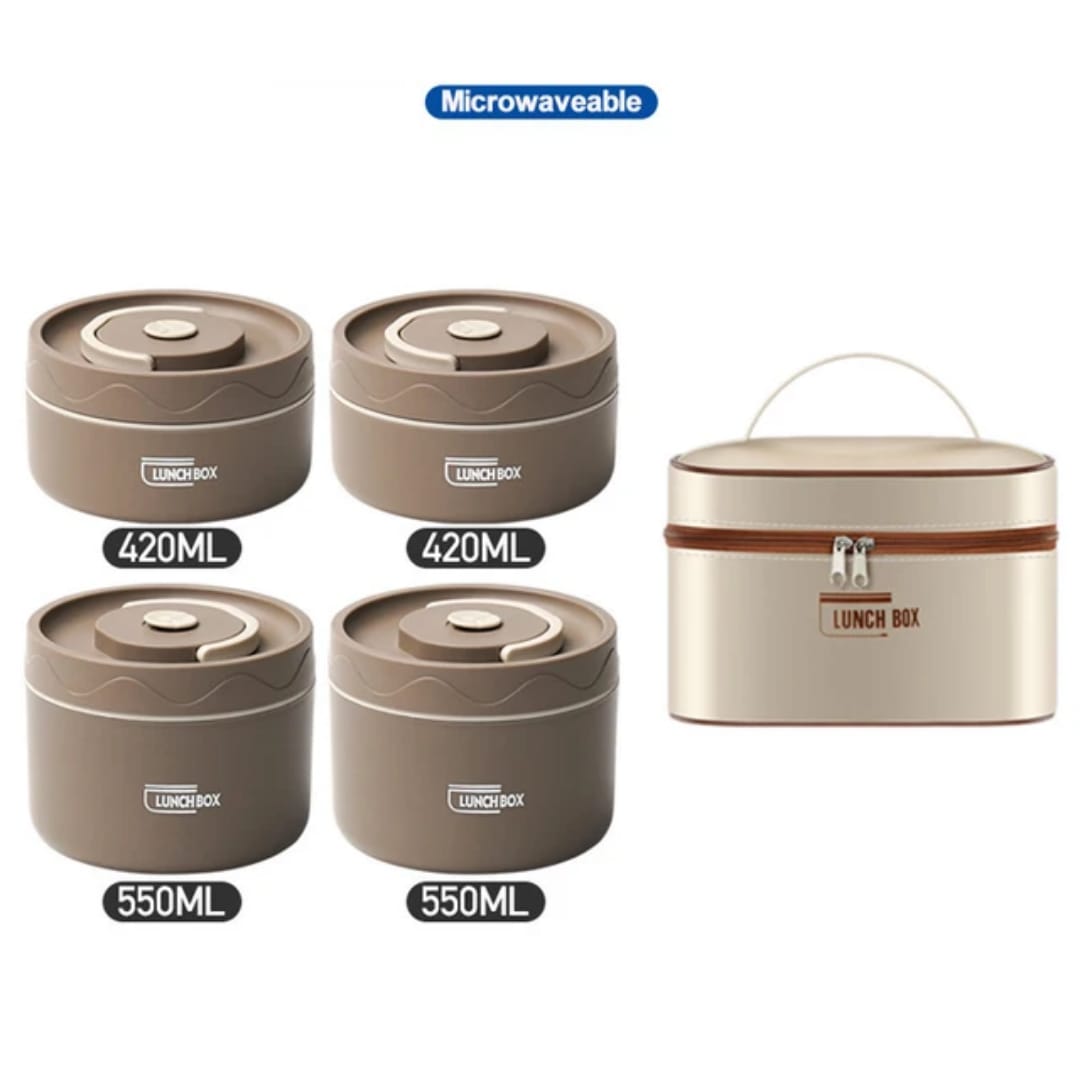 5 In 1 Lunch insulated set Combo | - Elegant Households KE