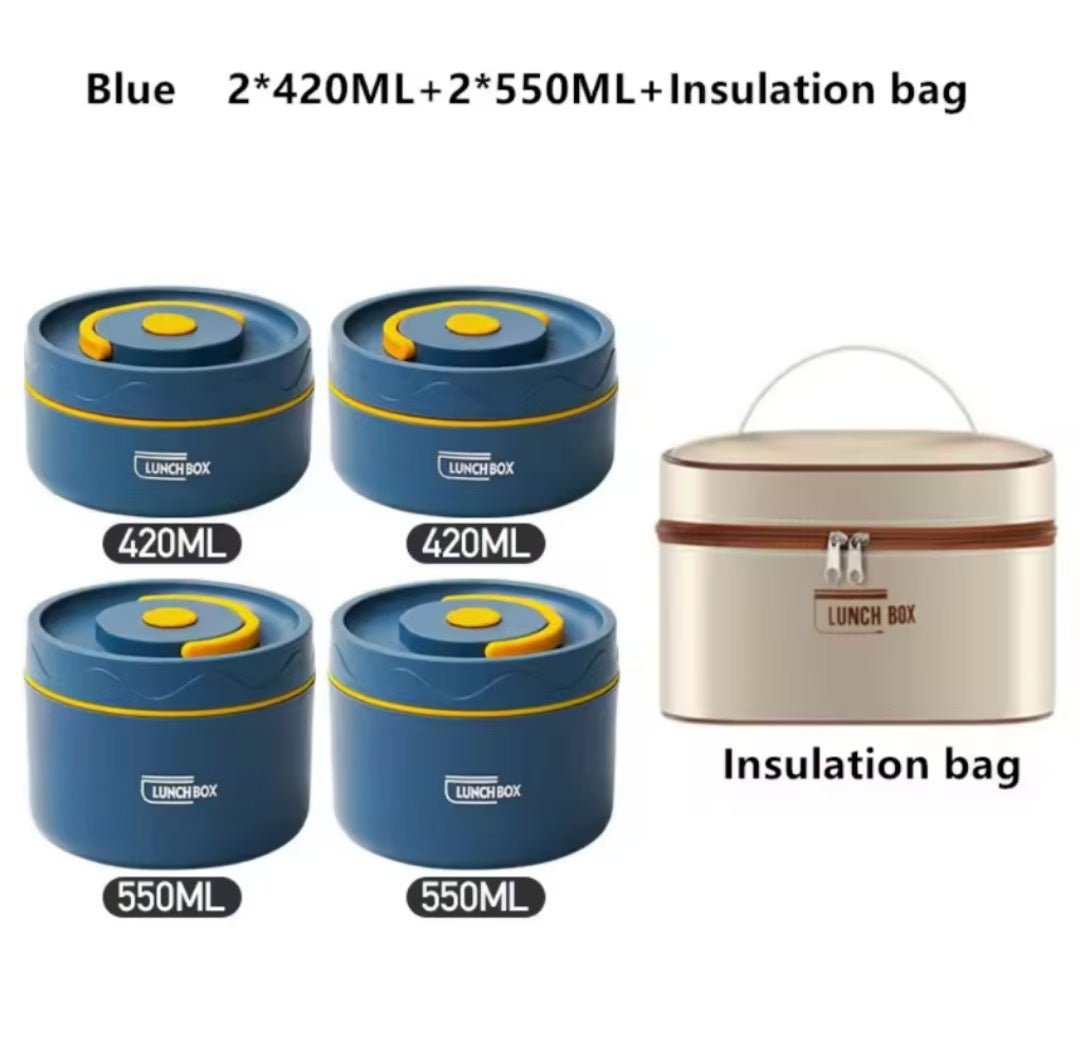 5 In 1 Lunch insulated set Combo | - Elegant Households KE