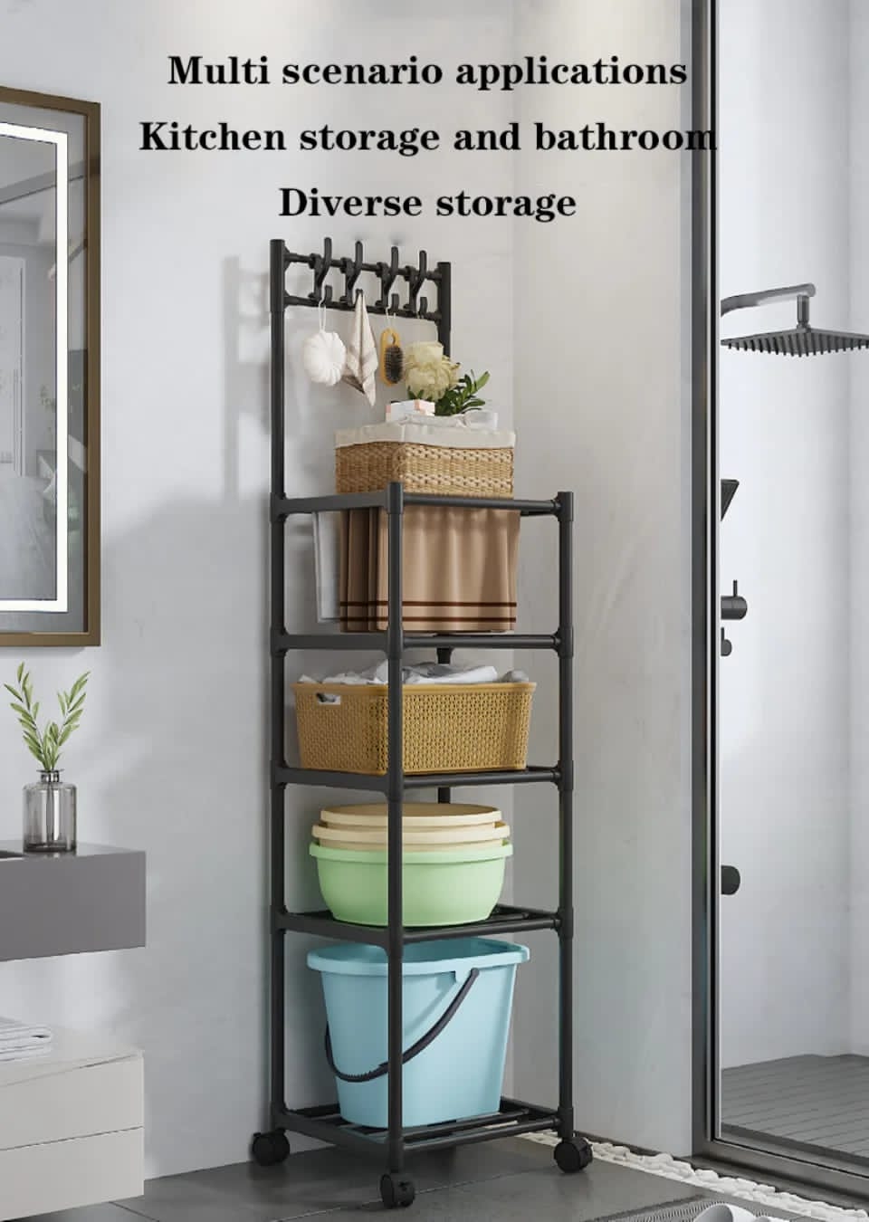 5 layers multipurpose storage rack | - Elegant Households KE