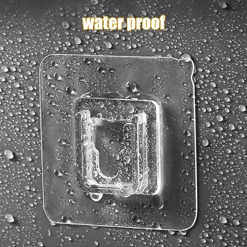 5 pair Self adhesive double sided hooks | - Elegant Households KE