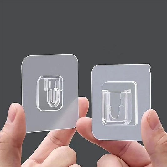 5 pair Self adhesive double sided hooks | - Elegant Households KE