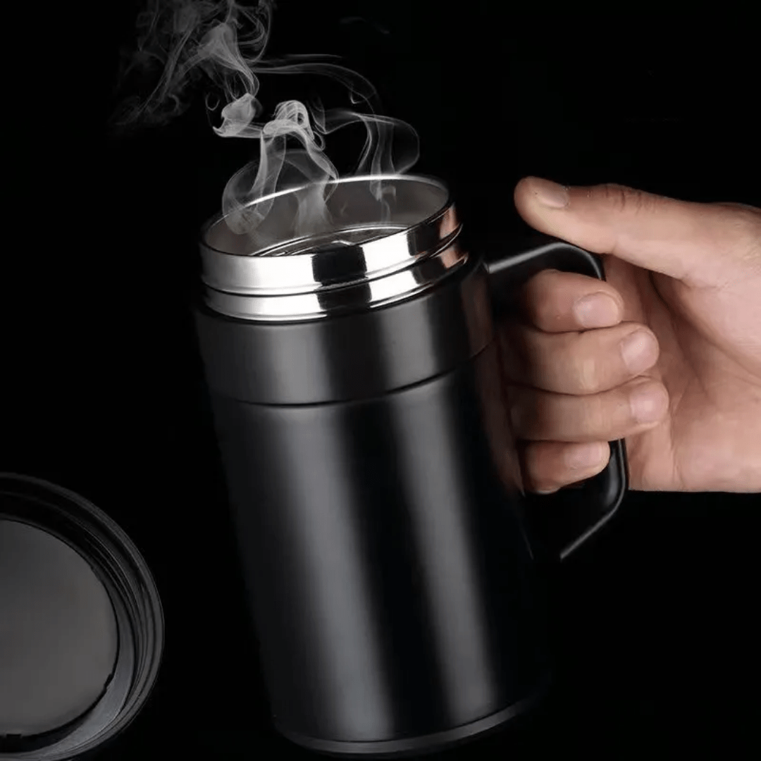 500ml Double Walled insulated drinking Mug Vacuum Cup | - Elegant Households KE