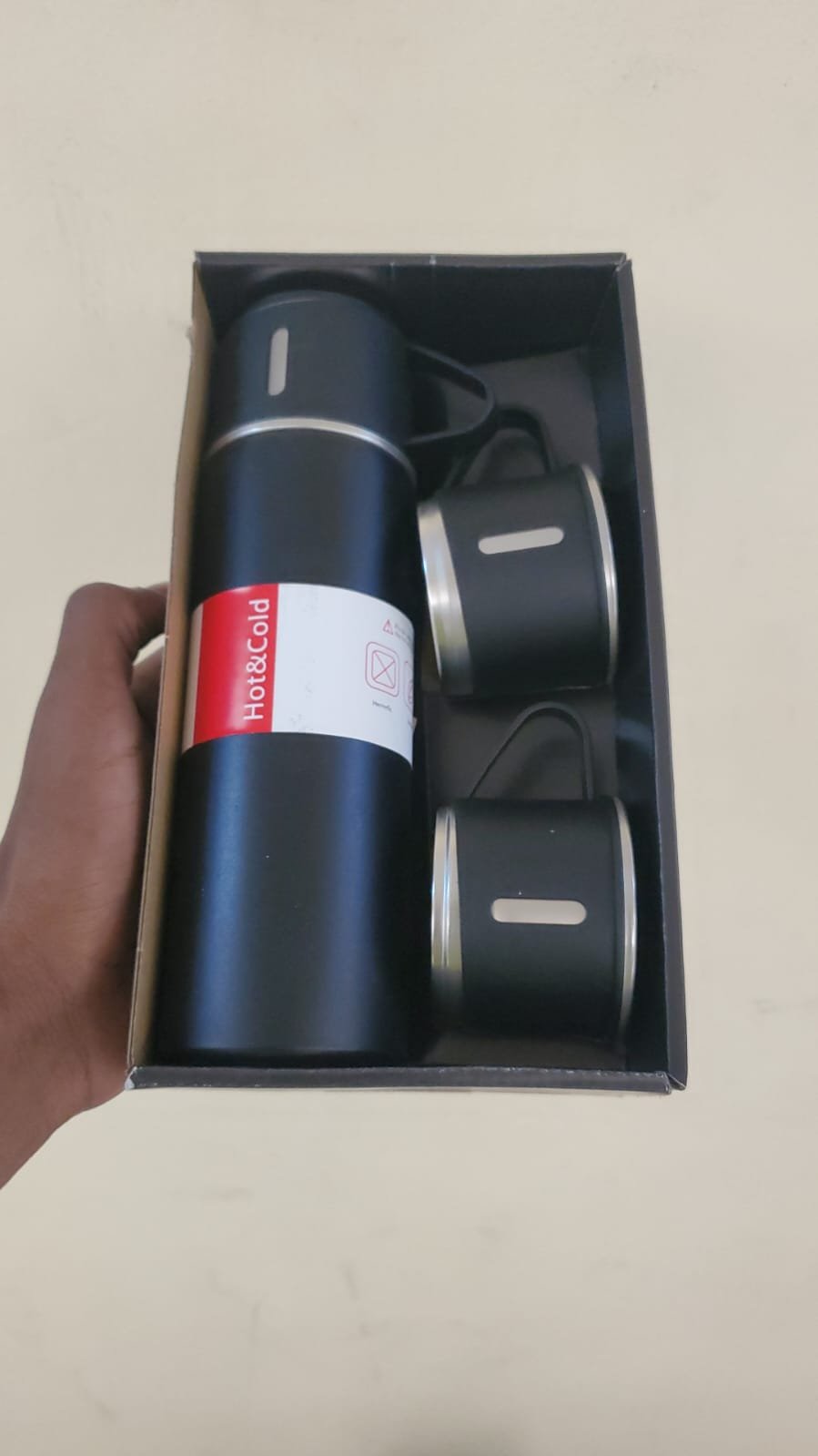 500ml Thermo flask with 2 cups | - Elegant Households KE