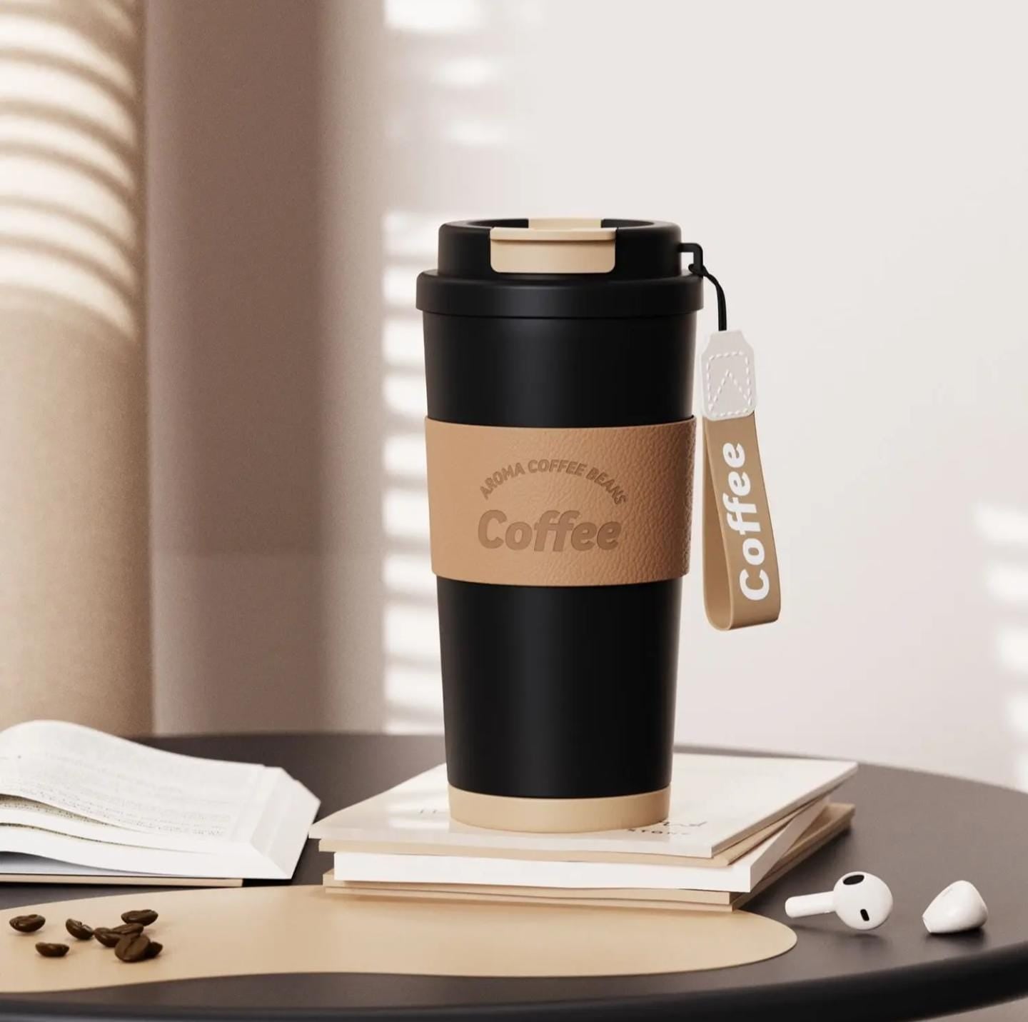 550ml Leakproof Stainless Steel Insulated Mug | - Elegant Households KE