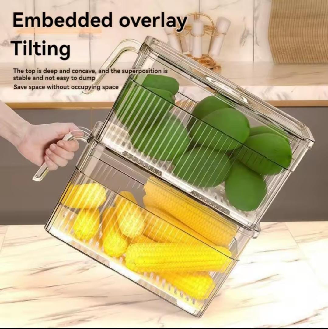 5L Acrylic Fridge storage containers | - Elegant Households KE