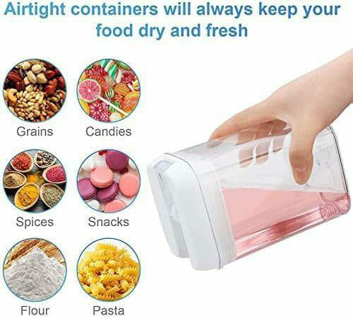 5pcs airtight food storage containers | - Elegant Households KE