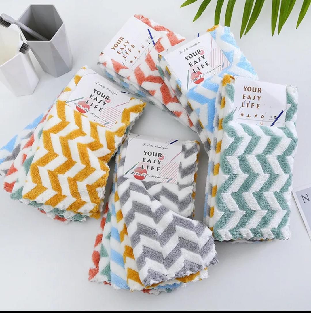 5pcs High quality microfiber kitchen towels | - Elegant Households KE
