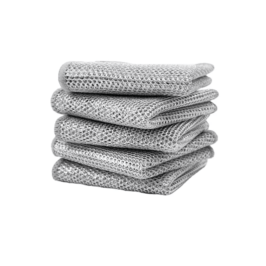 5pcs Multi - purpose Magic Wire Dish Cleaning Cloth | - Elegant Households KE