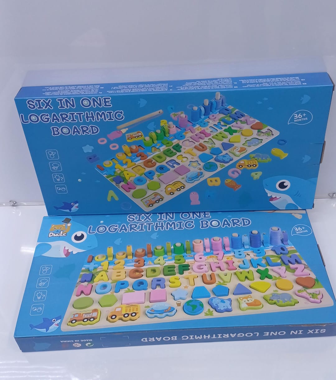 6 - in - 1 Montessori Logarithmic Board – Educational Wooden Learning Toy for Kids | - Elegant Households KE