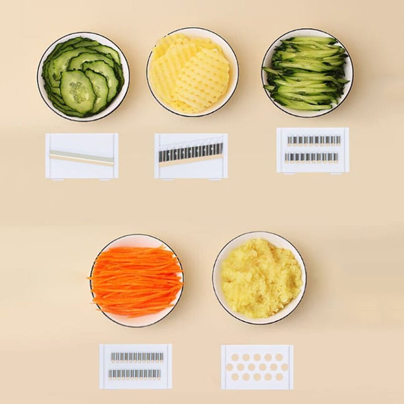 6 in 1 vegetable slicer | - Elegant Households KE