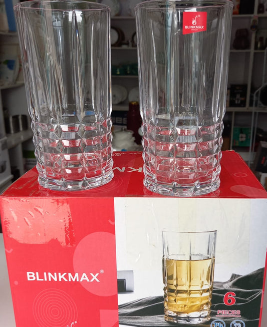 6 pc blink max glasses | - Elegant Households KE
