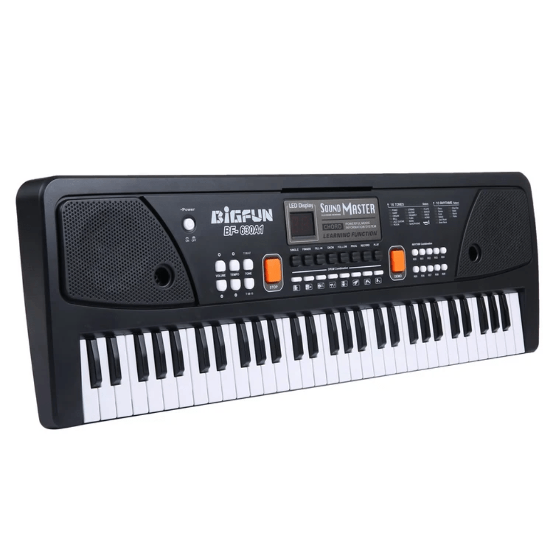 61 Keys Rechargeable Electronic Piano Keyboard with Microphone | - Elegant Households KE