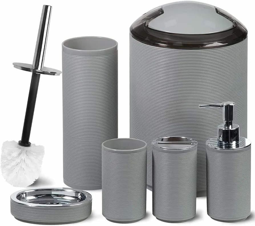 6pcs Bathroom Accessories Set | - Elegant Households KE