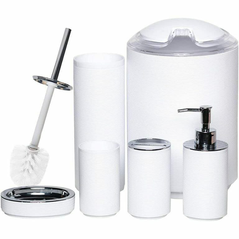 6pcs Bathroom Accessories Set | - Elegant Households KE