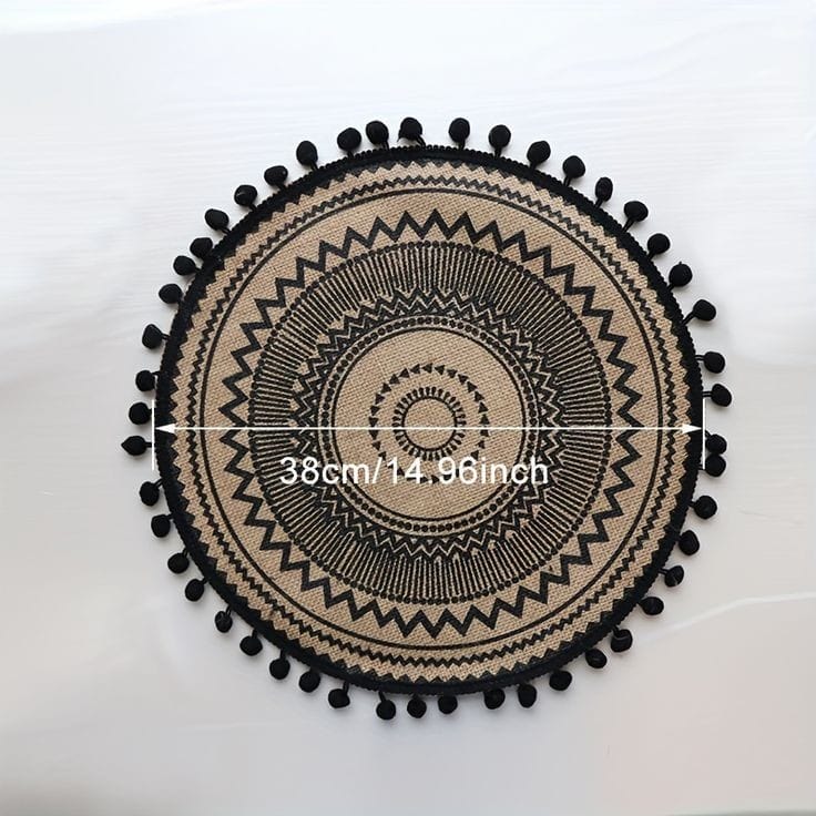 6pcs Elegant African print Heavy Cotton fabric table mats | - Elegant Households KE