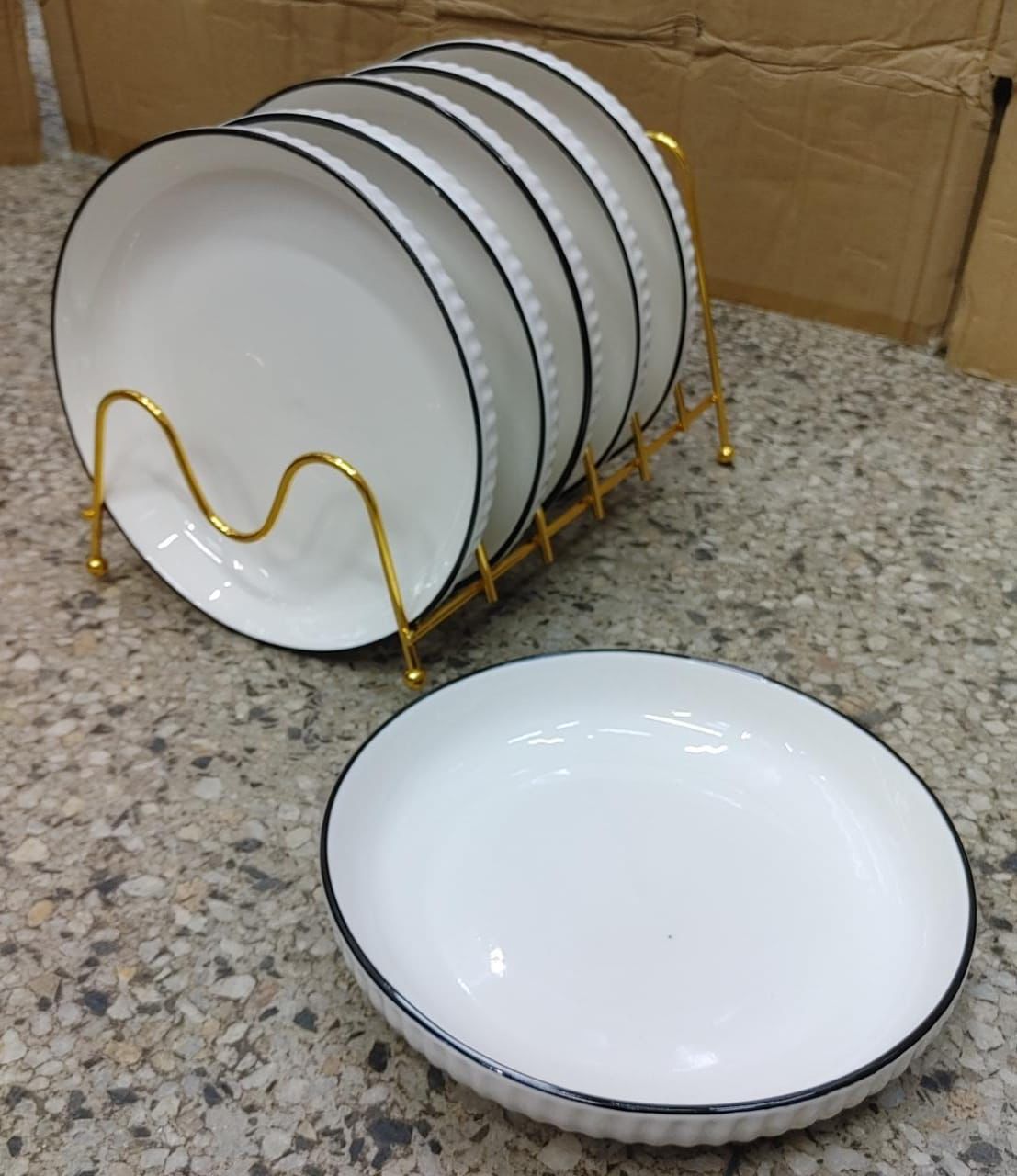 6pcs Japanese Dinner plates | - Elegant Households KE