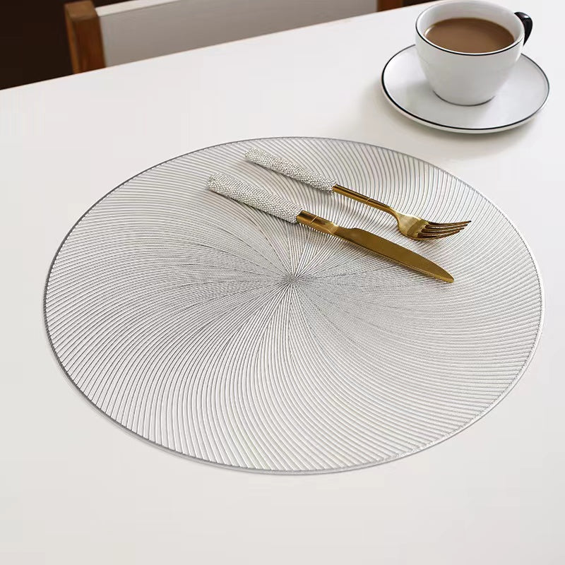 6pcs pvc non - woven, waterproof table mats  | - Elegant Households KE