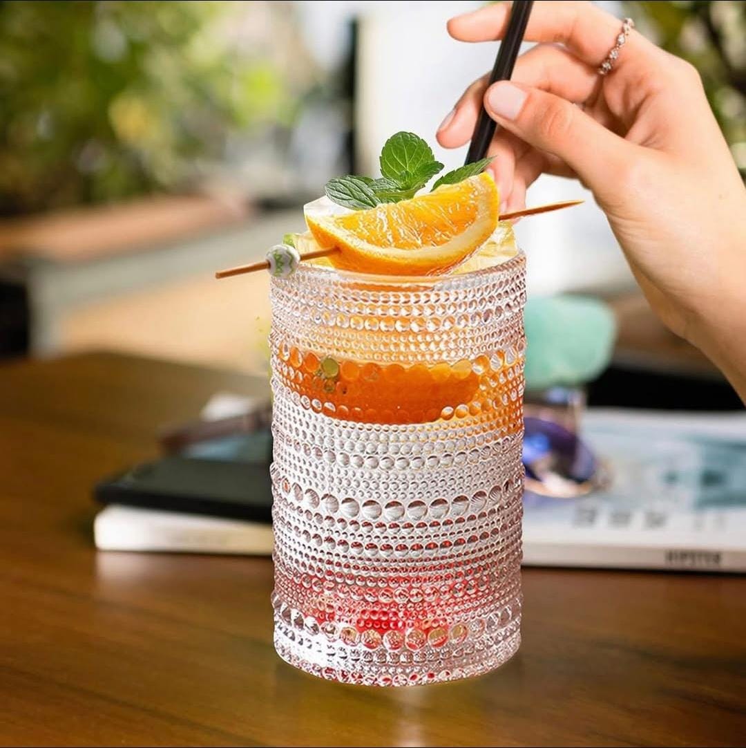 6pcs water/juice glass | - Elegant Households KE