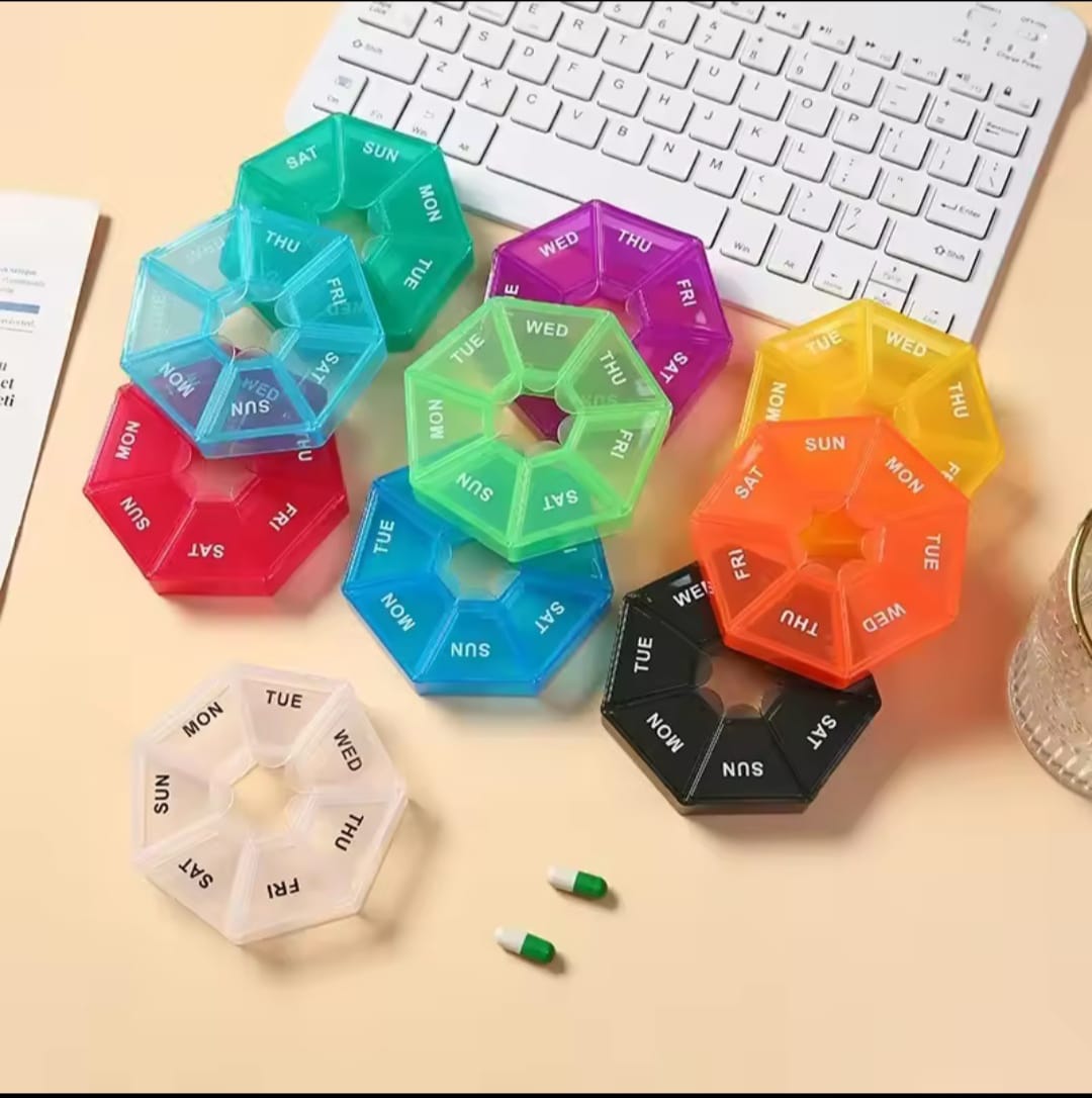 7 days pill/medicine storage box | - Elegant Households KE