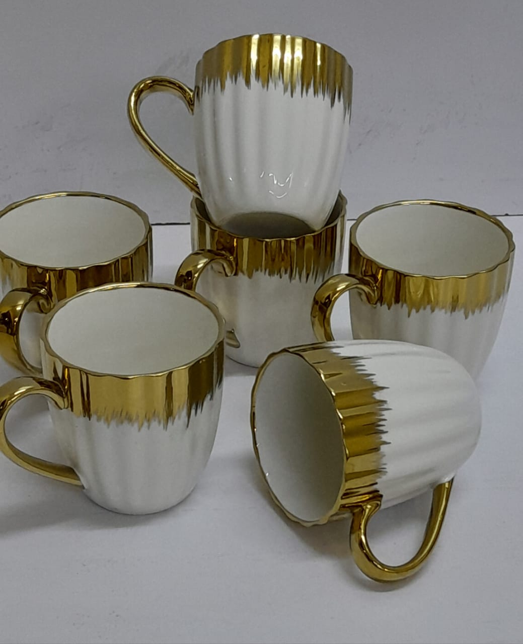 7pcs Classy Ceramic Teaset | - Elegant Households KE