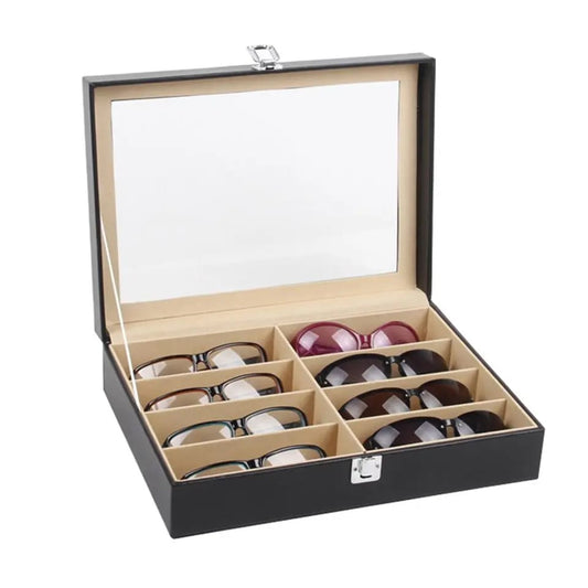 8 Grid Glasses organizer/ storage box | - Elegant Households KE