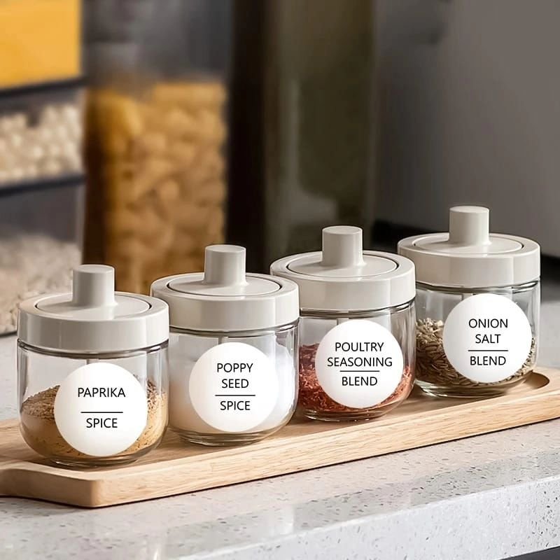 8 Sheet Pantry Stickers | - Elegant Households KE