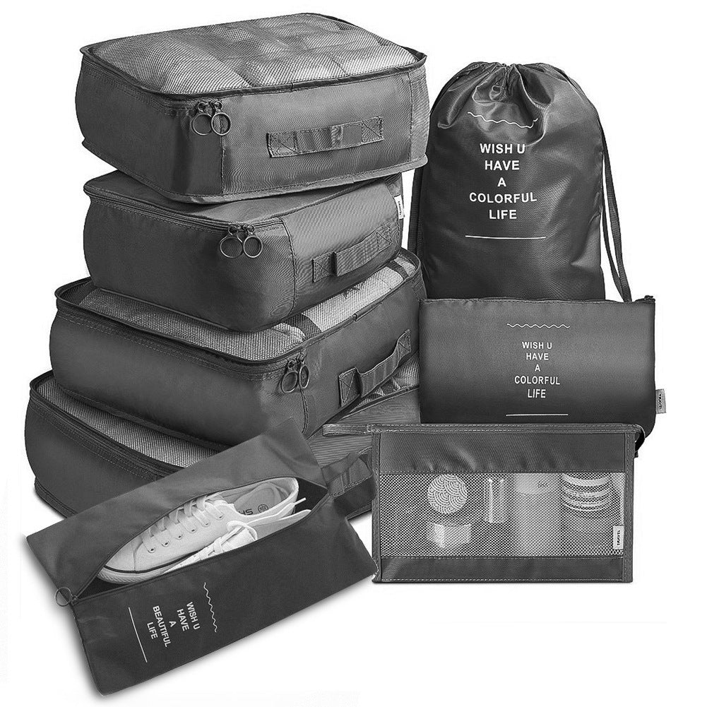 8in 1 travel bag organiser | - Elegant Households KE