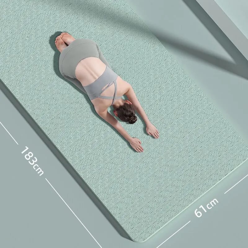 8mm Thickened Nonslip Yoga Mat – Ultimate Comfort & Grip | - Elegant Households KE