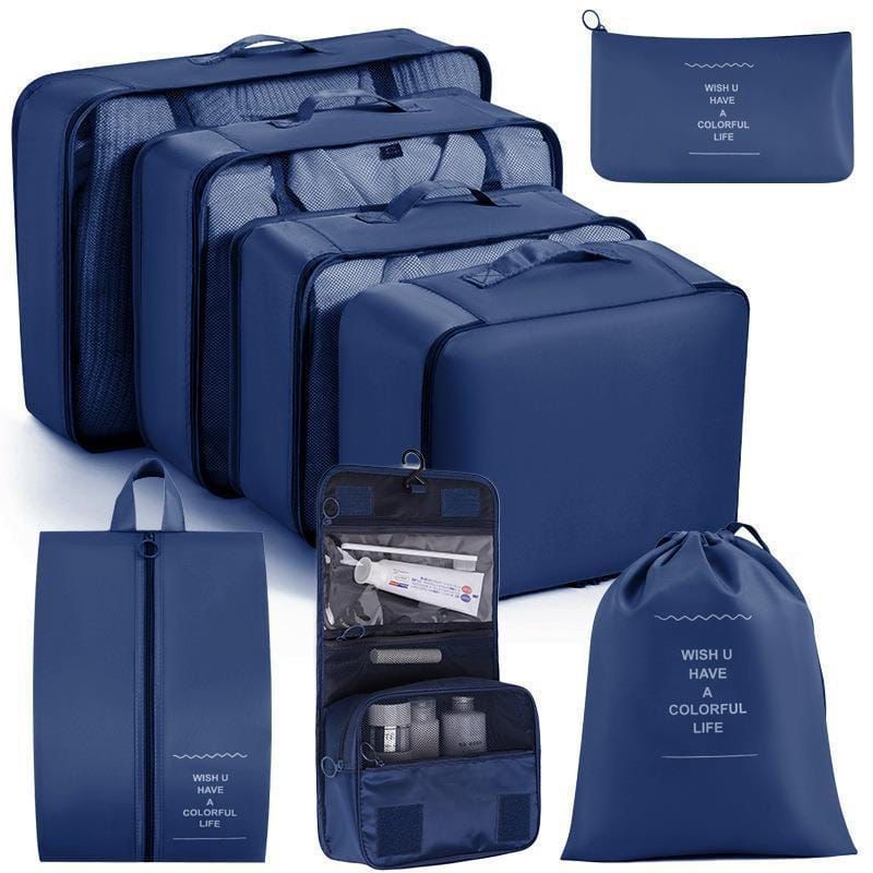 8pcs Luggage Travel Organizers | - Elegant Households KE